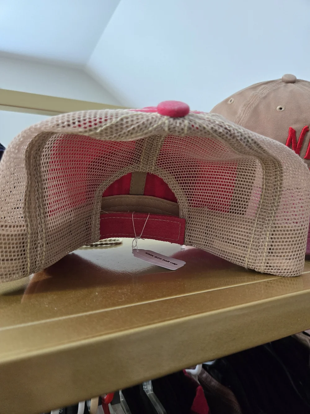 Beach Girl Pink Mesh Trucker Cap